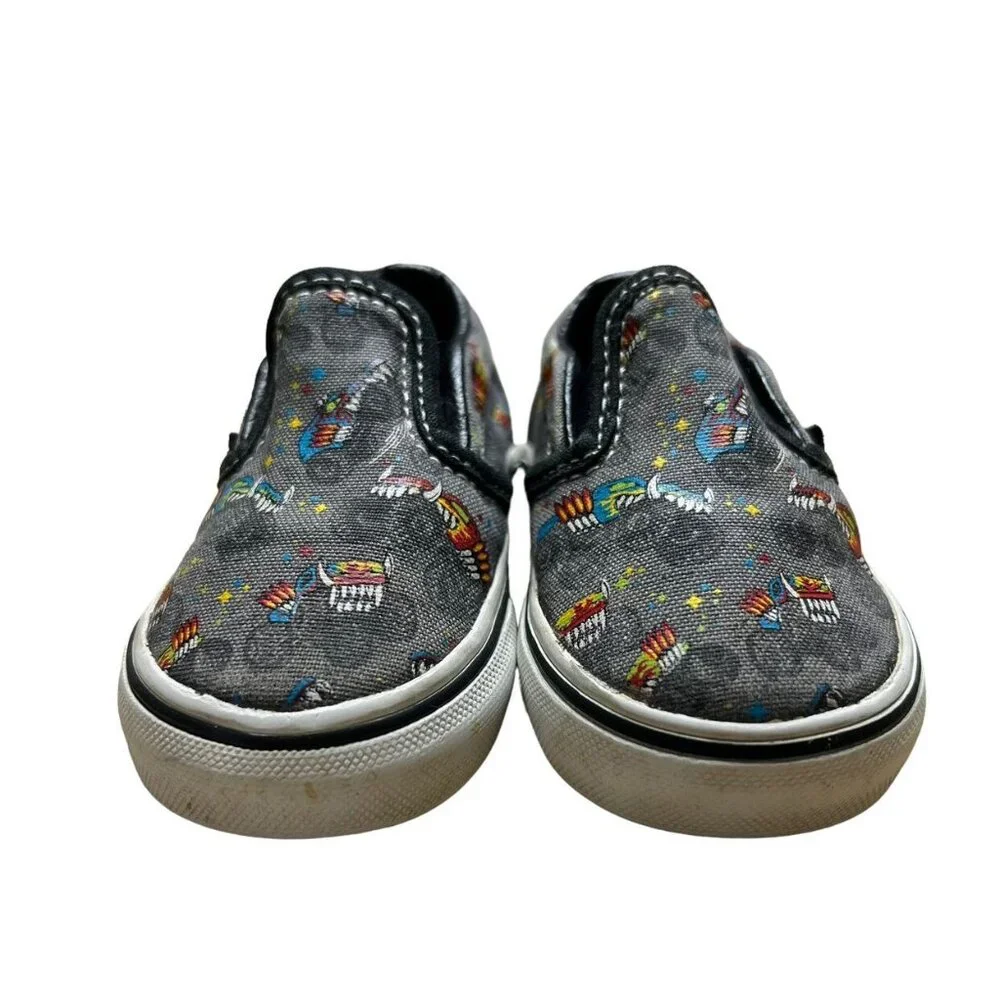 Vans Sz 4 Monster Truck Slip-On Sneakers Shoes